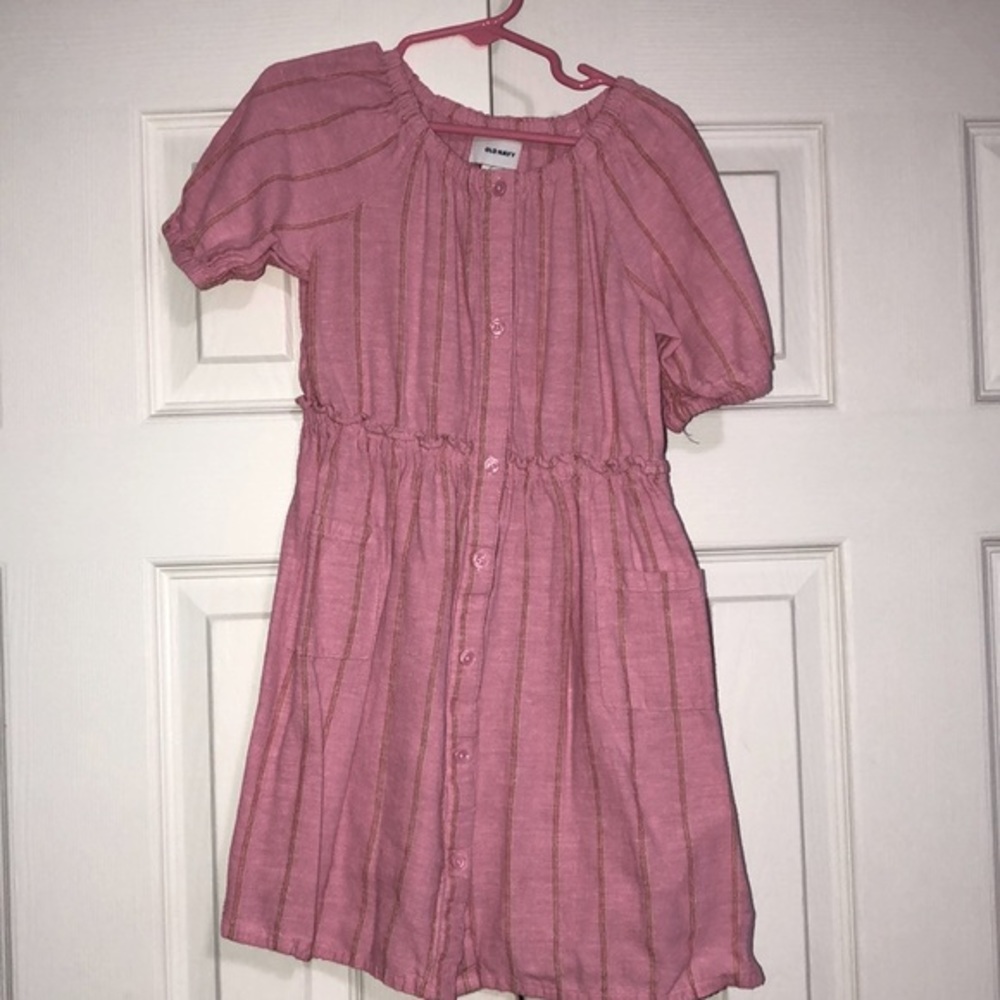 Old navy‎ girls peasant boho button up dress size 5T